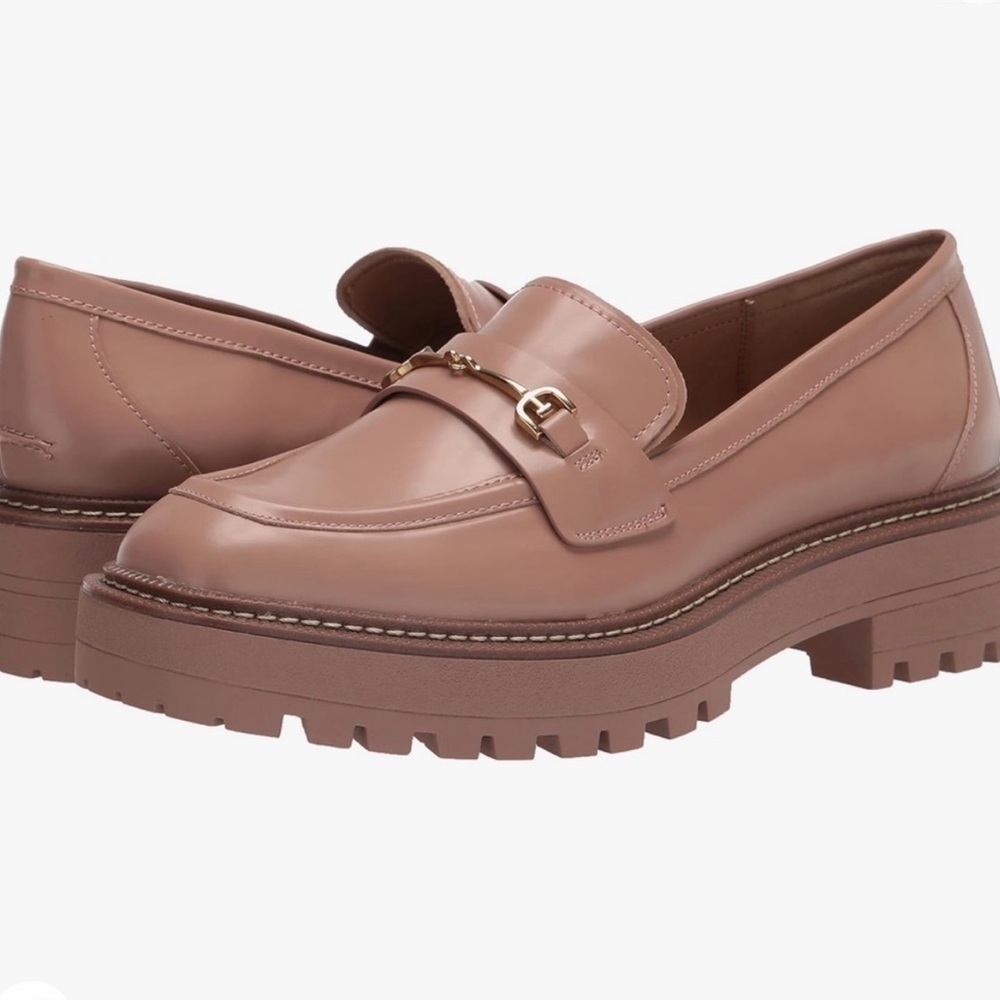Anthropologie x Sam Edelman Laurs Chunky Sole Loafers in Honey - Picture 4 of 13